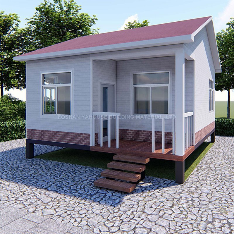 Prefabricated House Villa Easy Install House Luxury Light Steel Sturcture Tiny Modular Prefab Wooden Villa