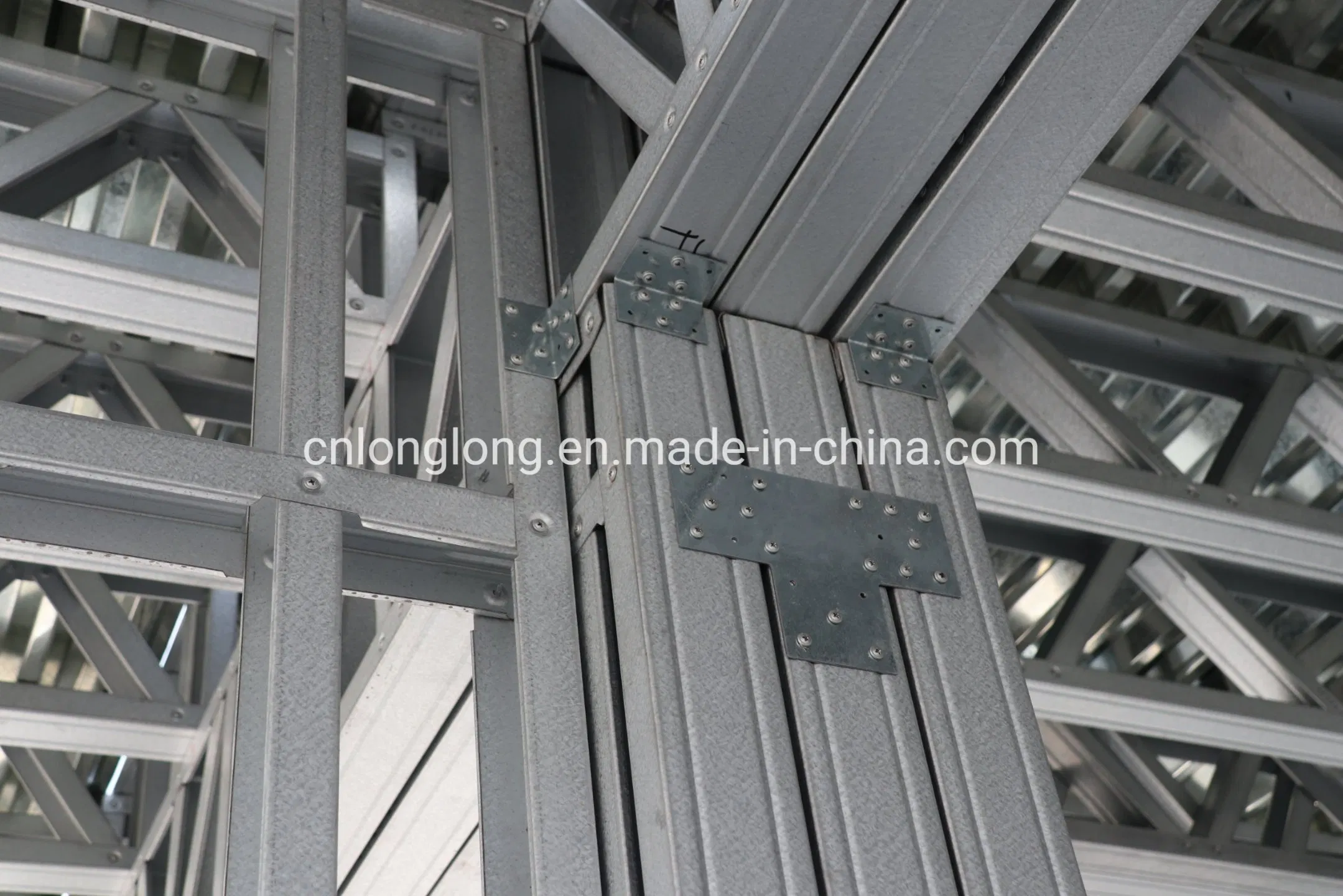 Luxury Comfortable Prefab House Quick Assemable Light Steel Villa Prefabricated Light Gauge Steel Frame House