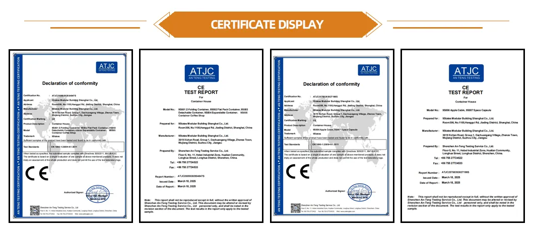 Certification Documents