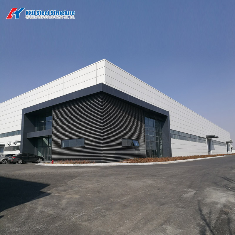 High Quality Hot-Rolled Qingdao, China Construction Building Warehouse Structure Steel Frame Workshop