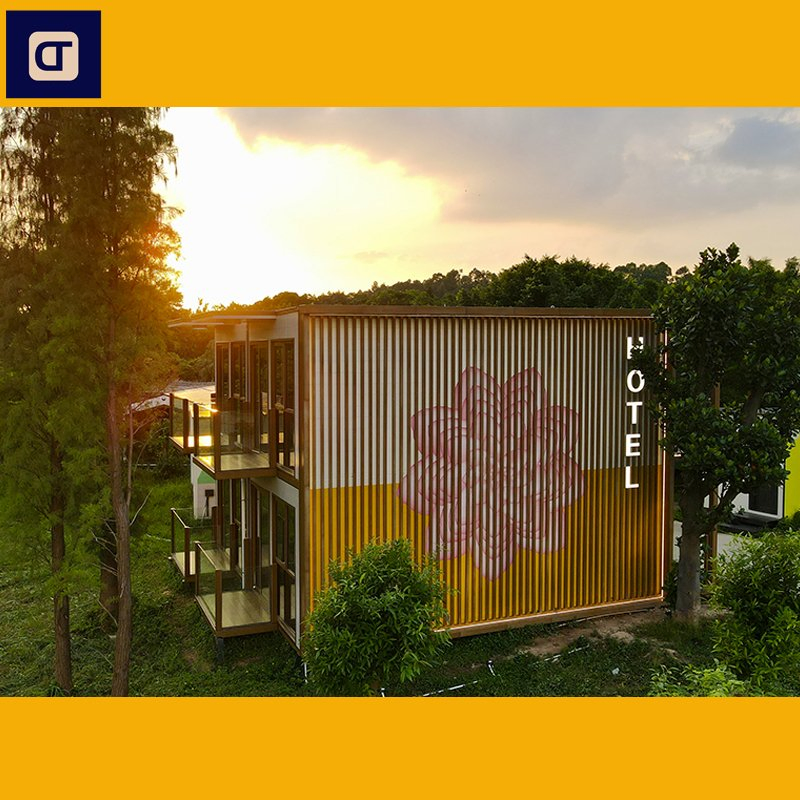 Multi-Story Luxury Modular Hotel Integrated Housing Mobile Building Prefabricated Building