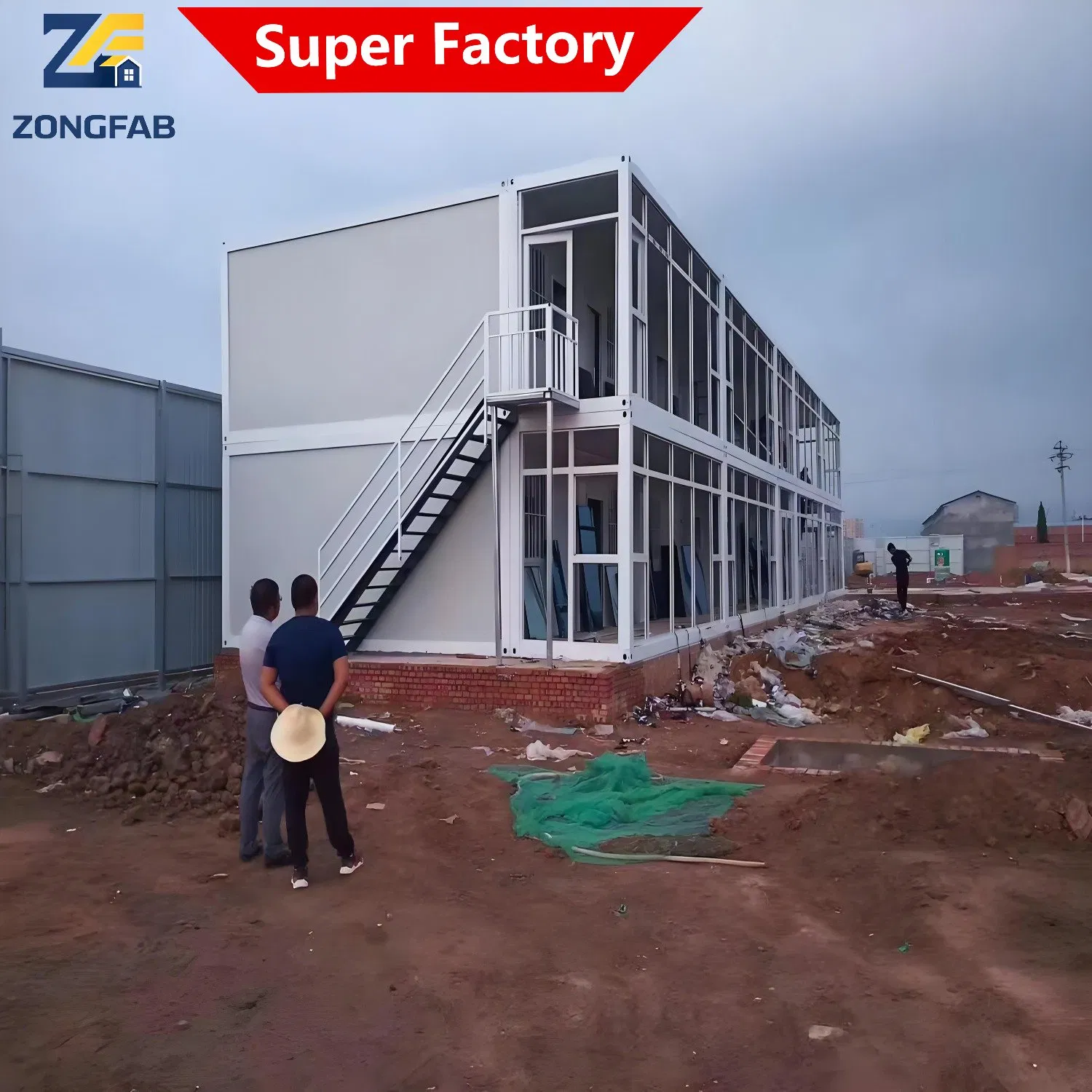 Recyclable Reusable Durable Steel Living Detachable Assembly Prefab Modular Container Building Housing