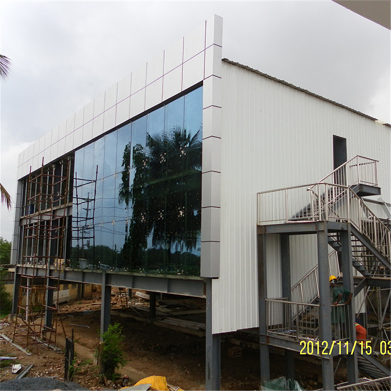 Philippines Multi Story Steel Structure Office Building Prefabricated Steel Structure Workshop Warehouse Building Sample Customization