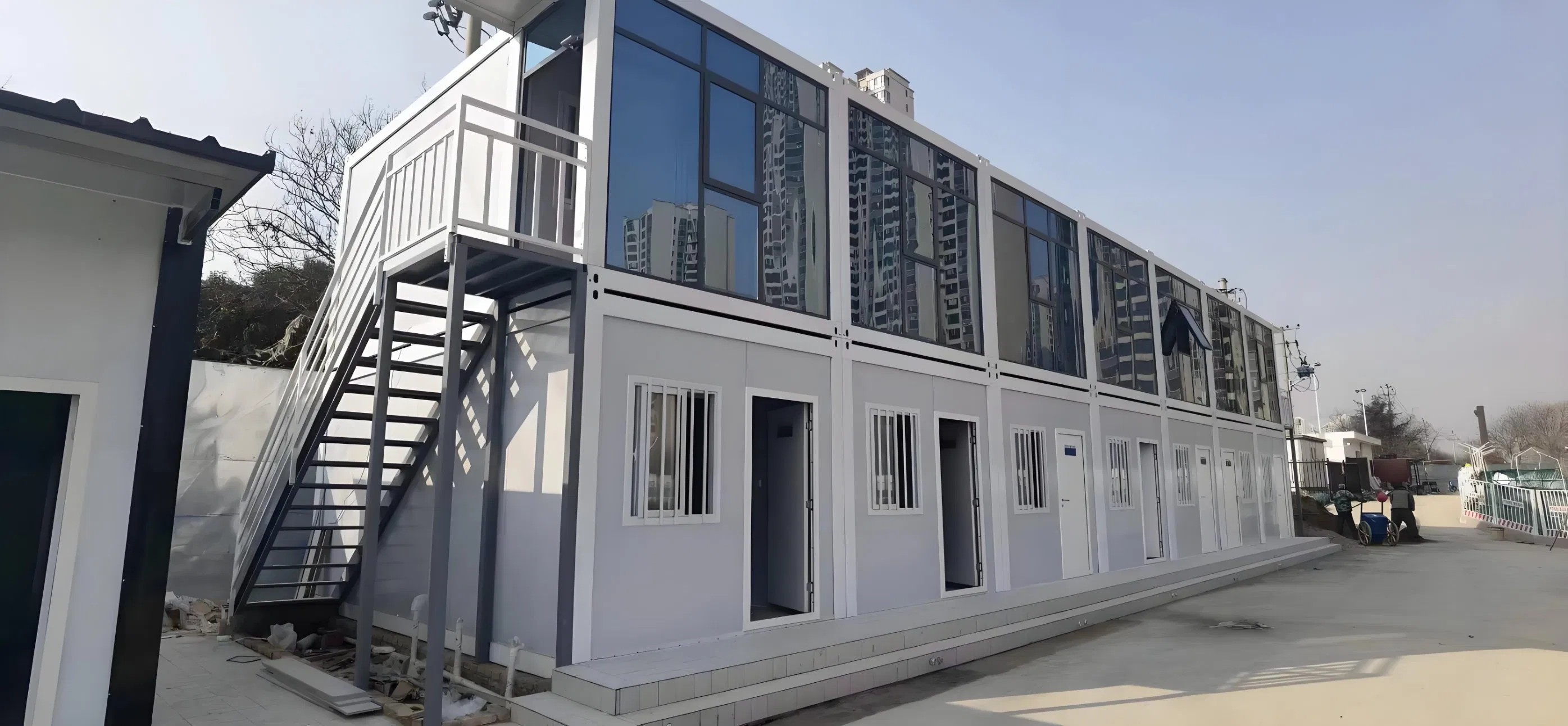 5cm 50mm Wall Panel Office Building Portable Movable Mobile Shipping Container Office House