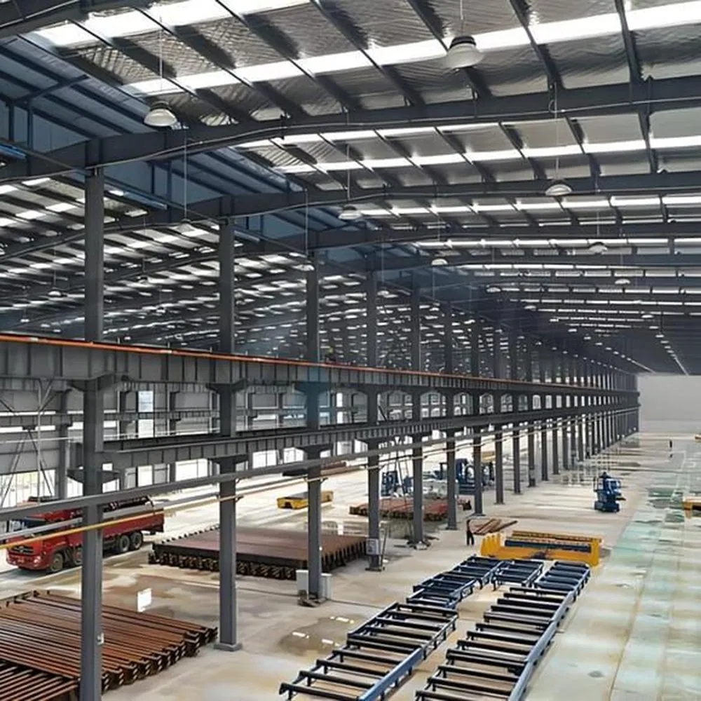 Prefabricated Prefab Building Warehouse Light Steel Frame Structure