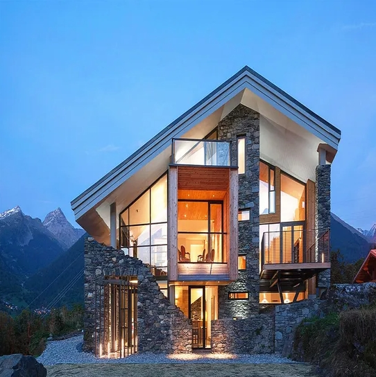 Luxury Prefabricated Light Steel Villa for Easy Installation