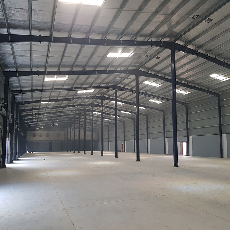 Easy Demountable Temporary Prefab Steel Workshop Building for Site Project