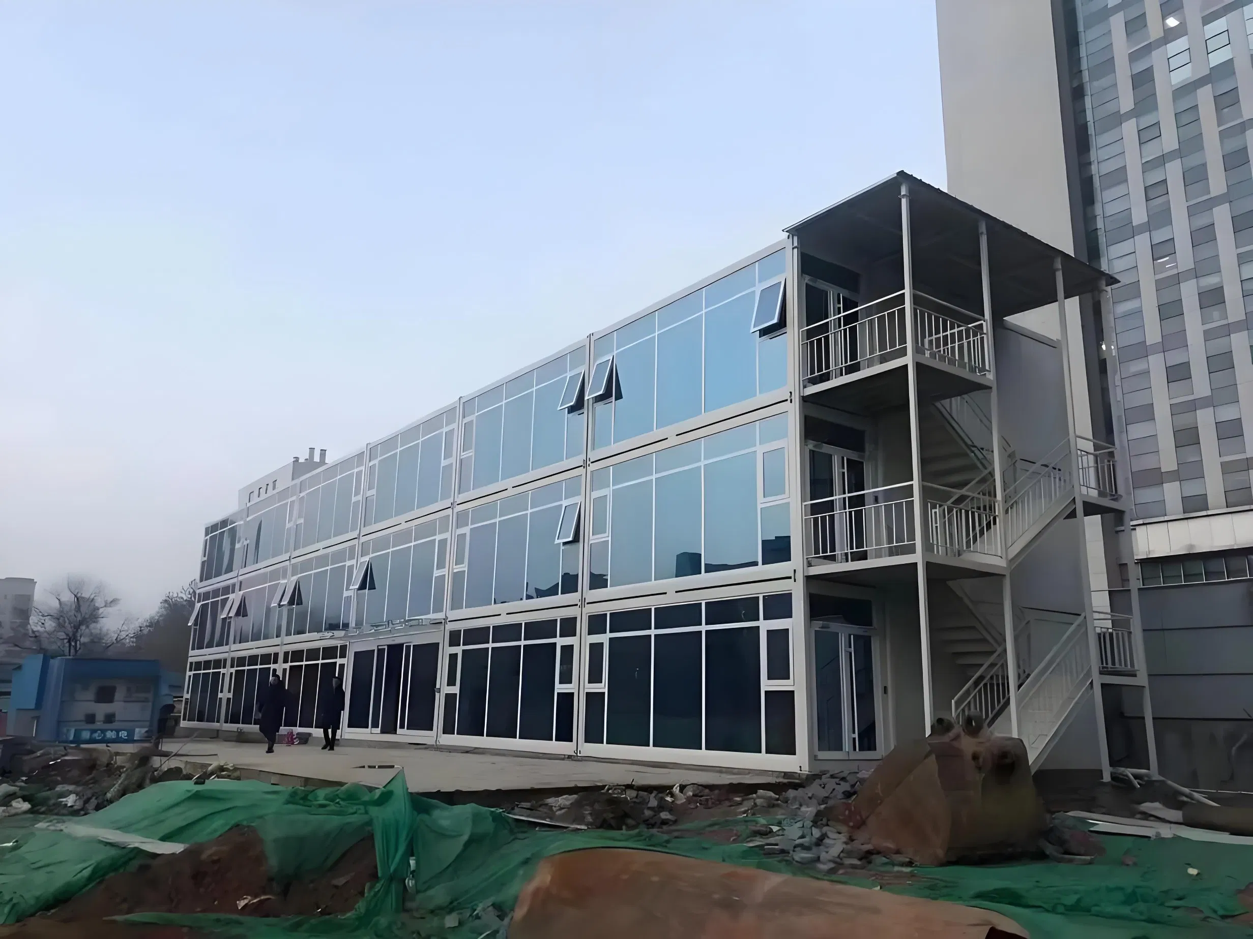 5cm 50mm Wall Panel Office Building Portable Movable Mobile Shipping Container Office House