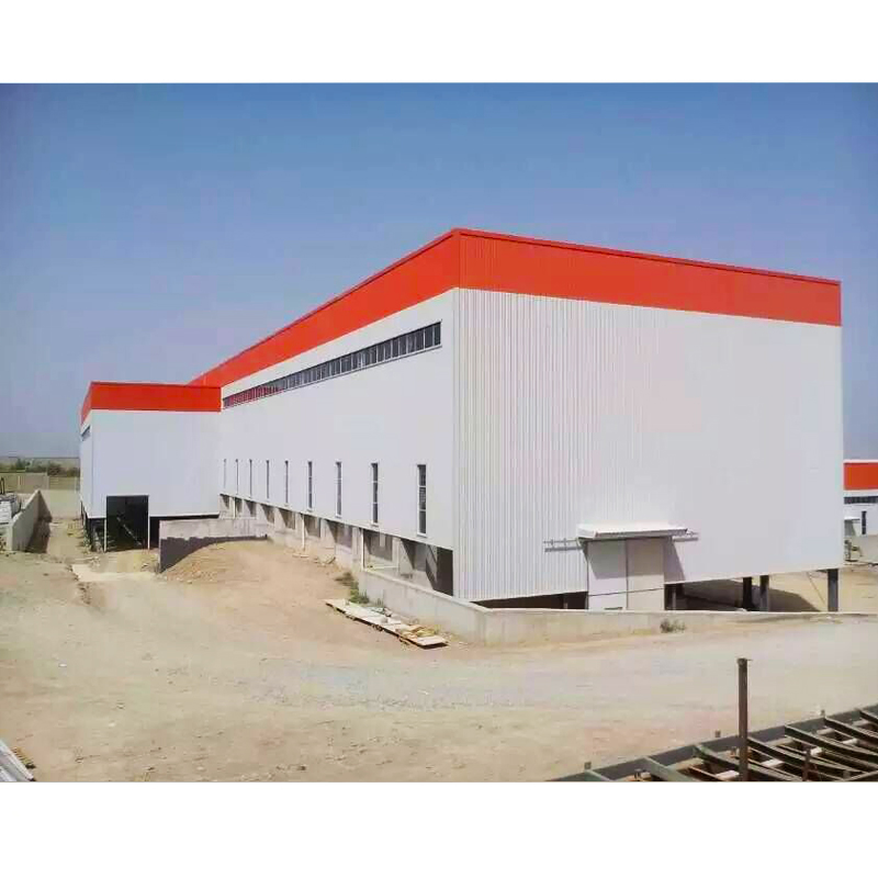 Painted or Galvanized Prefabricated Steel Structure Factory Warehouse Prefab Construction Building Price