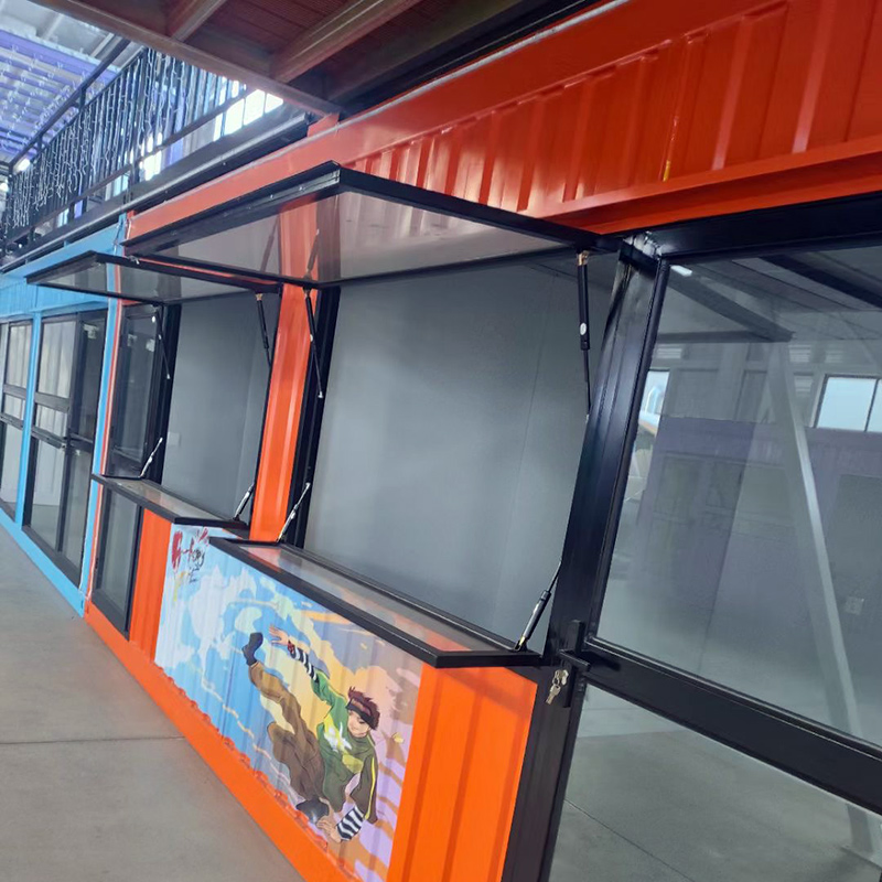 Low Cost Temporary Mobile Prefab House Modern Tiny Customized Prefabricated Container Shop