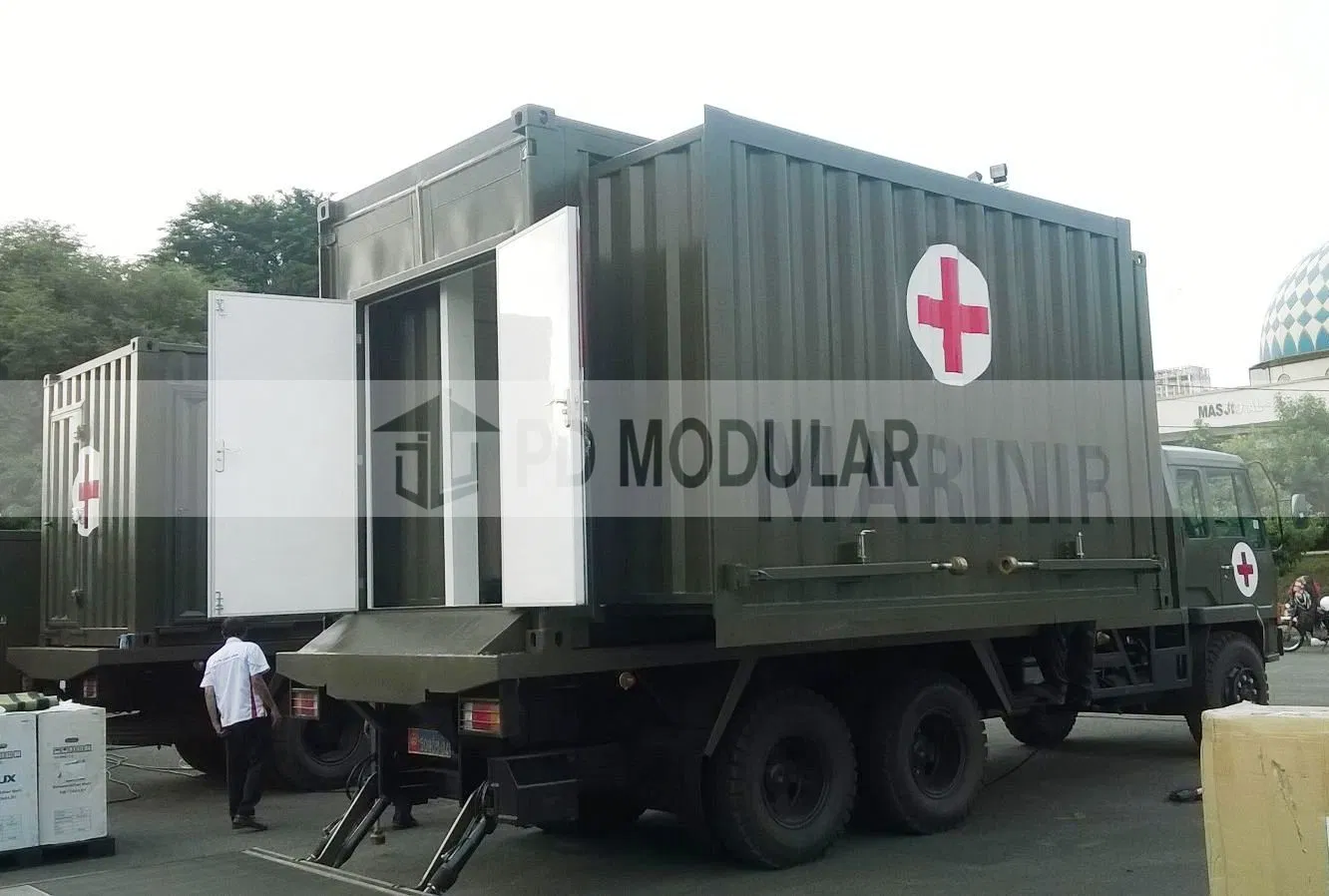 Prefab Medical Price High Quality Carriage Pop up Shipping Container Hospital Clinic