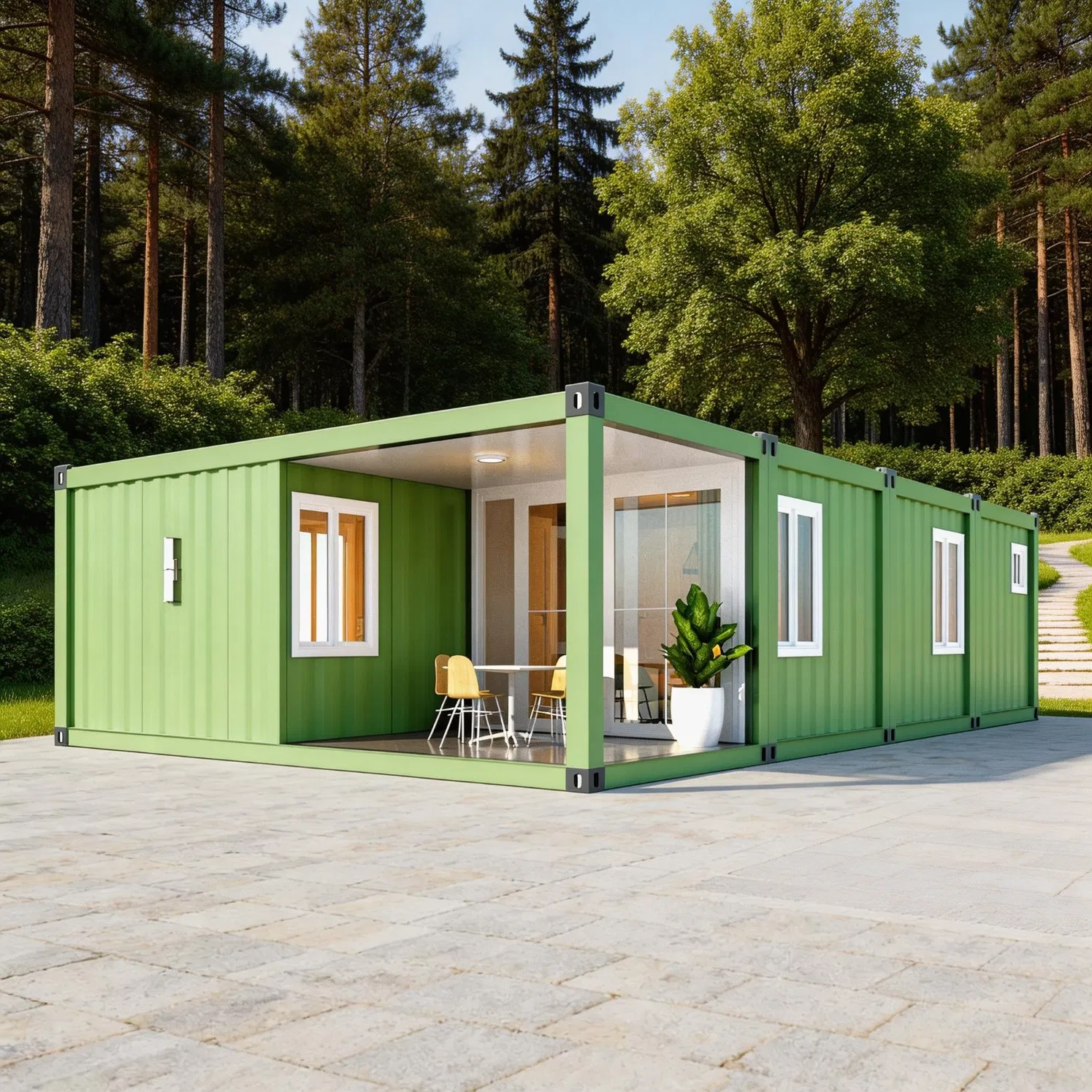 Modular Light Steel Structure Prefab Building Integrated Container House Prefabricated House Tiny Home Prefab House Module Home