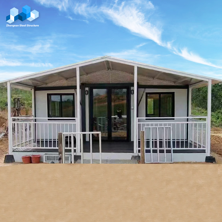 20FT/40FT Flat Pack Shipping Container Prefab Steel Container House with Two Bedrooms for Home Villa Mall or School Use