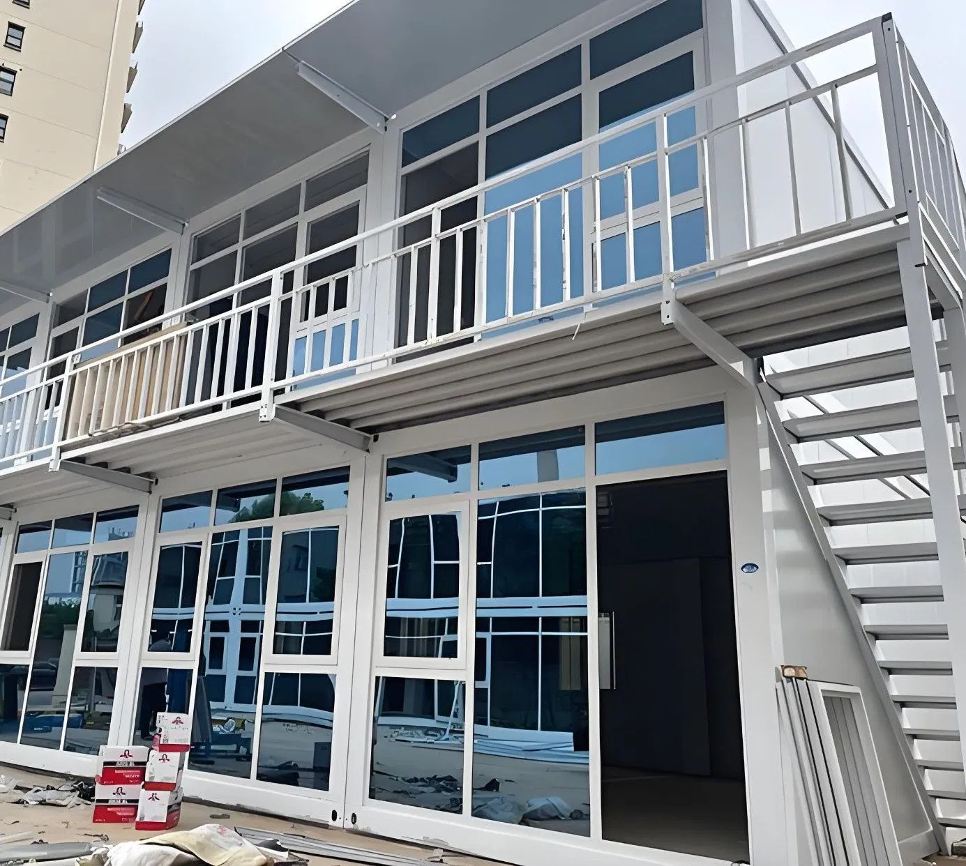 5cm 50mm Wall Panel Office Building Portable Movable Mobile Shipping Container Office House