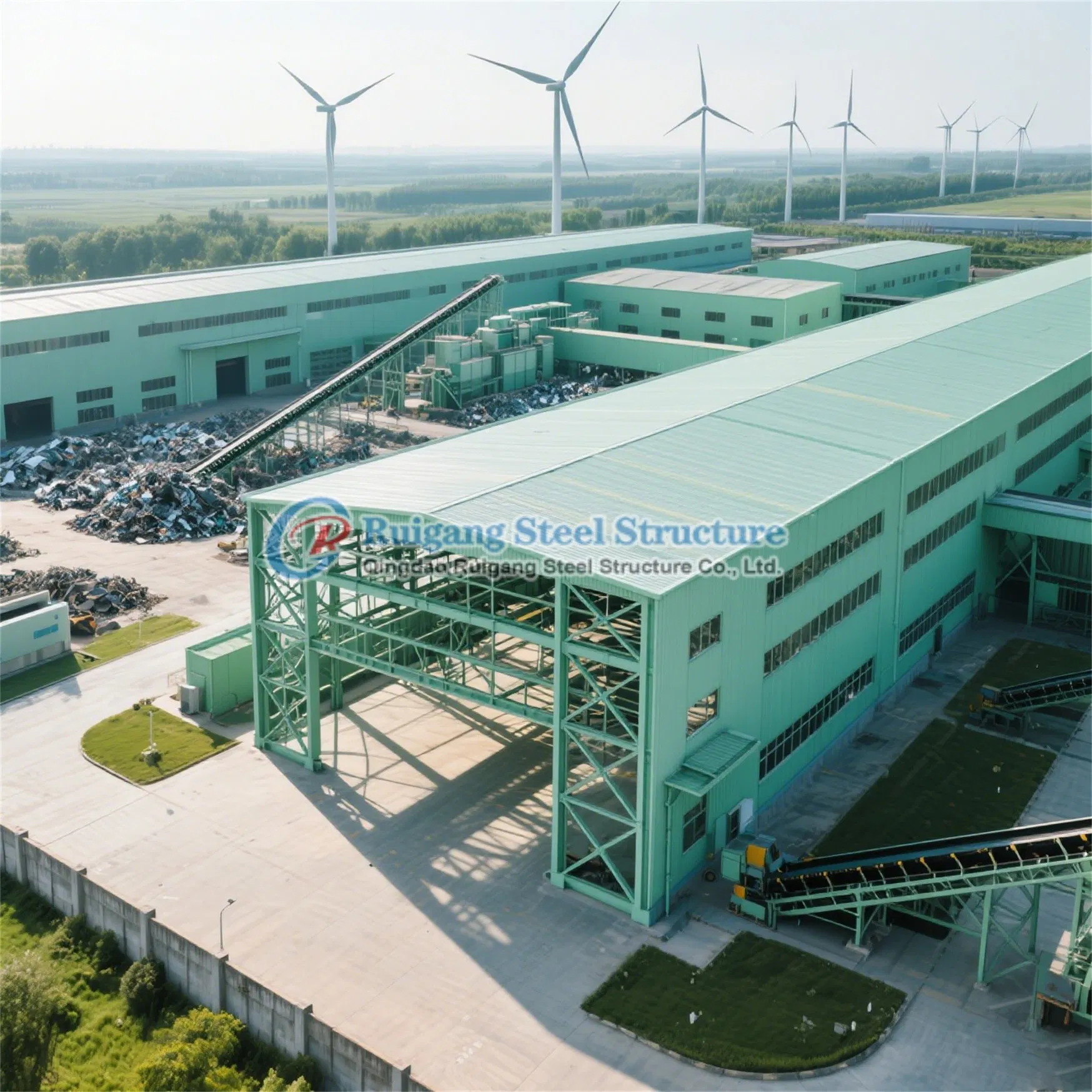 Prefabricated Prefab Modular Light Industry Commercial Metal Steel Structure Frame Container Hospital Hotel Apartment Workshop Construction Building