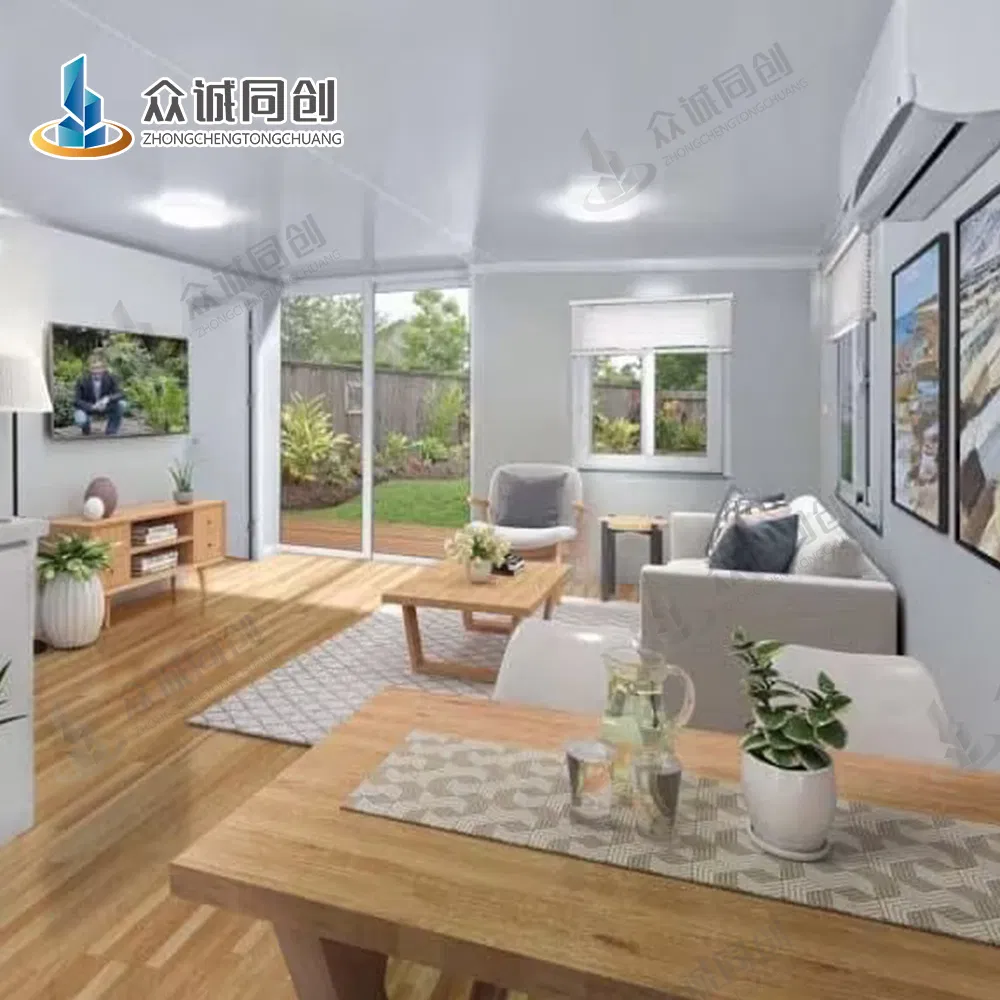 Spacious 40-Foot Expandable Container Home with Modern Bathroom