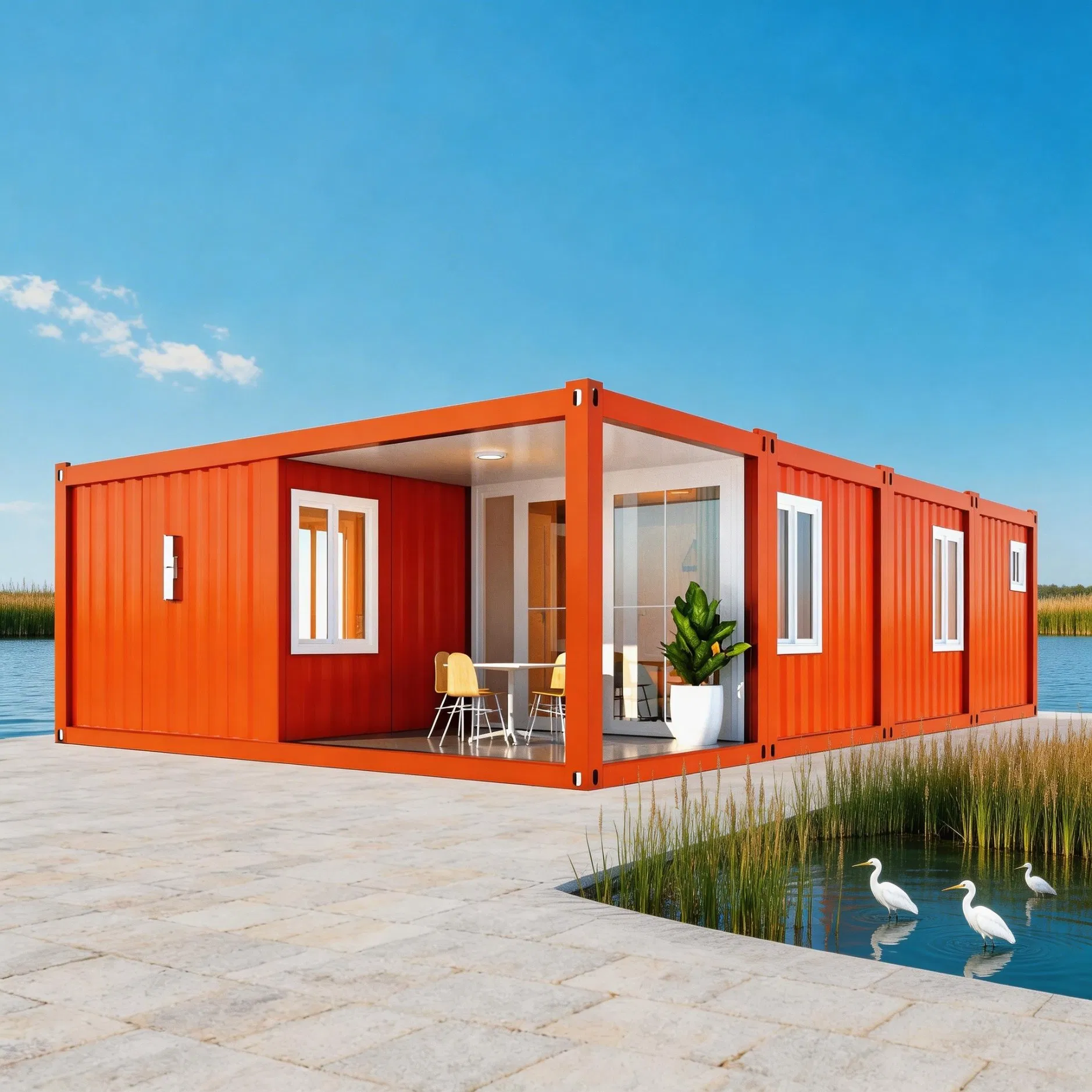 Modular Light Steel Structure Prefab Building Integrated Container House Prefabricated House Tiny Home Prefab House Module Home