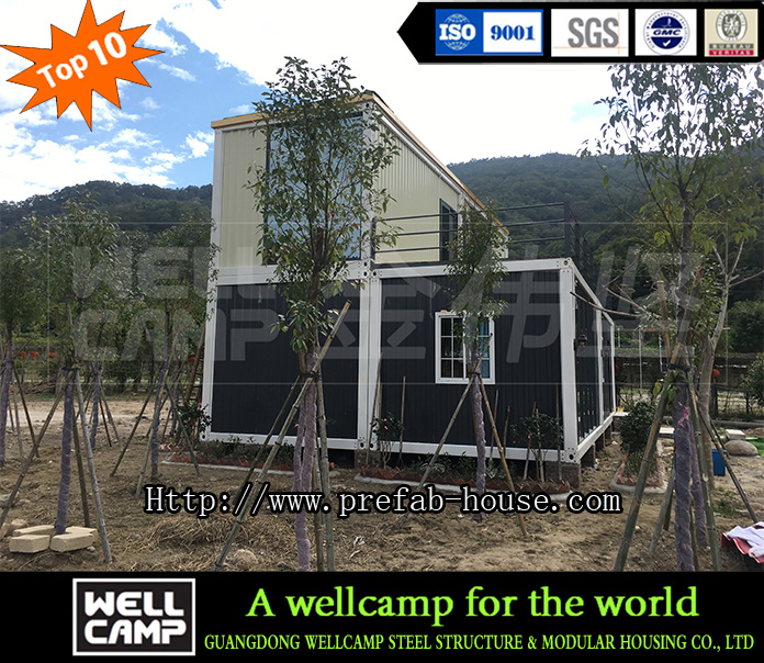 Luxury Prefabricated Flat Pack Folding Expandable Container Villa