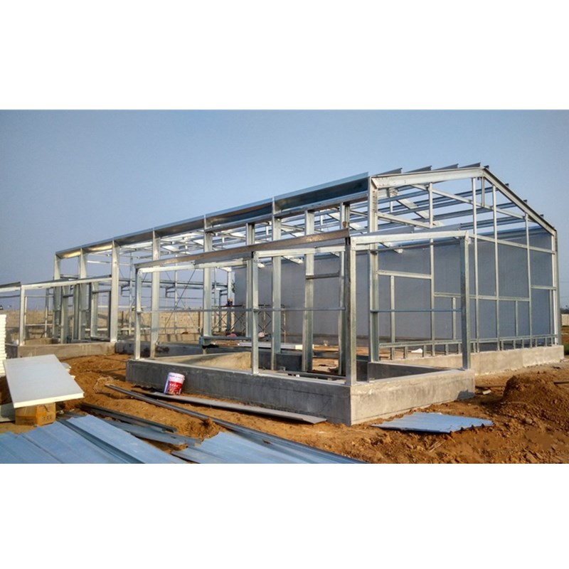 Luxury Light Steel Structure Residential Villa House Prefab Showroom Office Room
