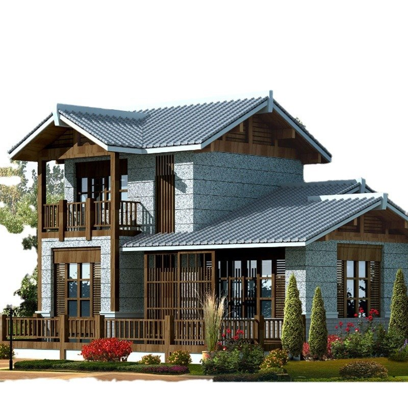 Free Design Light Steel Structure Prefabricated Luxury Villa