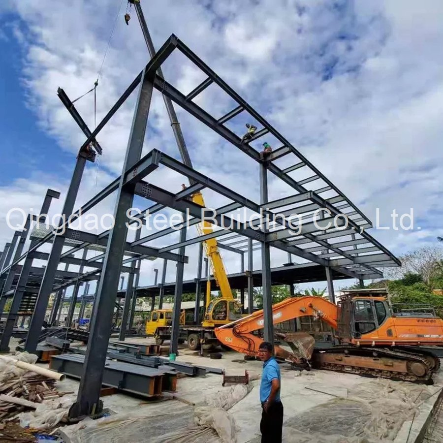 Pre-Engineered Light Steel Structure Frame Warehouse/Workshop/Factory/Plant/Car Park/Stadium/School/Hospital/Storage Prefab Steel Structure Building