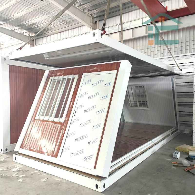20FT Customized Color Sandwich Wallpanel Steel Frames Folding Modular Container Home