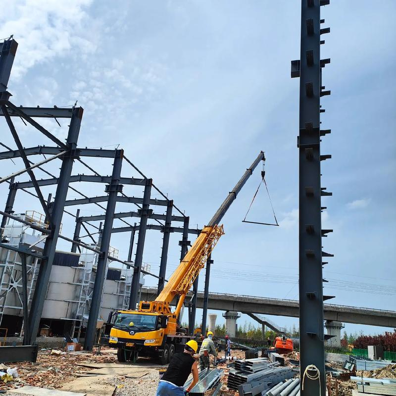 Industrial Mobile House Two Story Workshop Sandwich Panel Fabricated H Beam Building Construction Light Warehouse Frame Prefab Steel Structure for Commercial