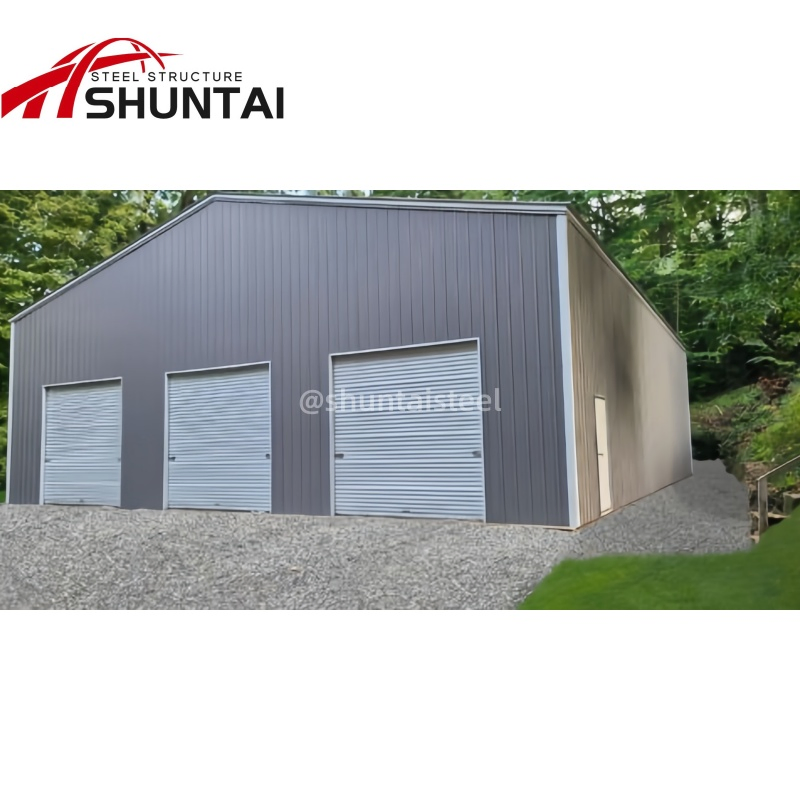 China Factory Building Galvanized Metal Material New Design Workshop Prefab Warehouse Modular Light Heavy House Prefabricated Construction Steel Structure