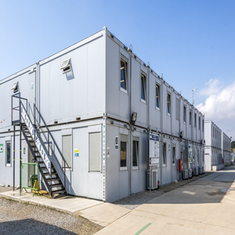 400m2 2 Story Modular Prefab Bathroom Kitchen Living Room Hotel Container Building