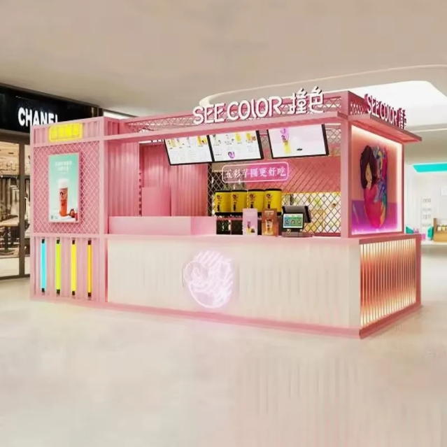 20FT Prefab Container Clothing Store Container Kiosk Booth Mobile Shop