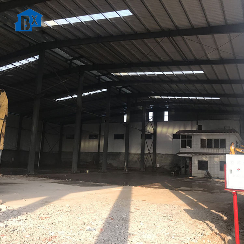 Galvanized Design Prefabricated Building Light Steel Metal Structure Prefab Steel Frame Warehouse/Workshop Industrial Steel Structure for Secure Workshop
