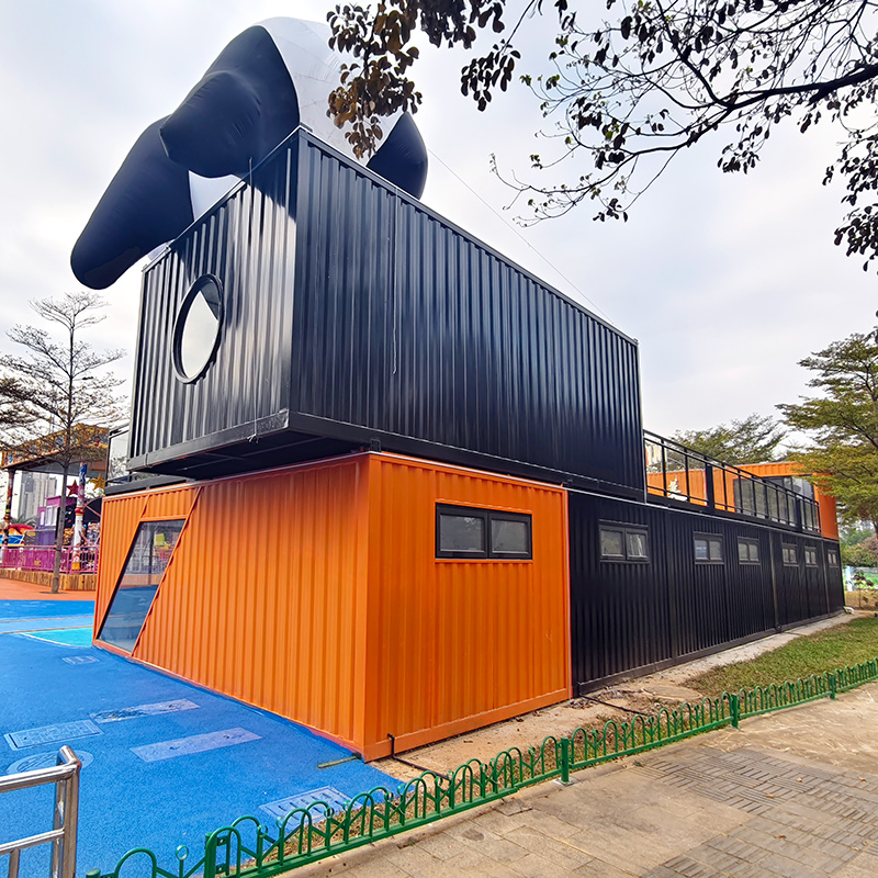 Outdoor Mobile Portable Snack Bar Folding Restaurant Prefab House Container Shop