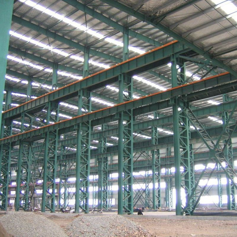Prefabricated Galvanized Steel Framed Structure Building Workshop