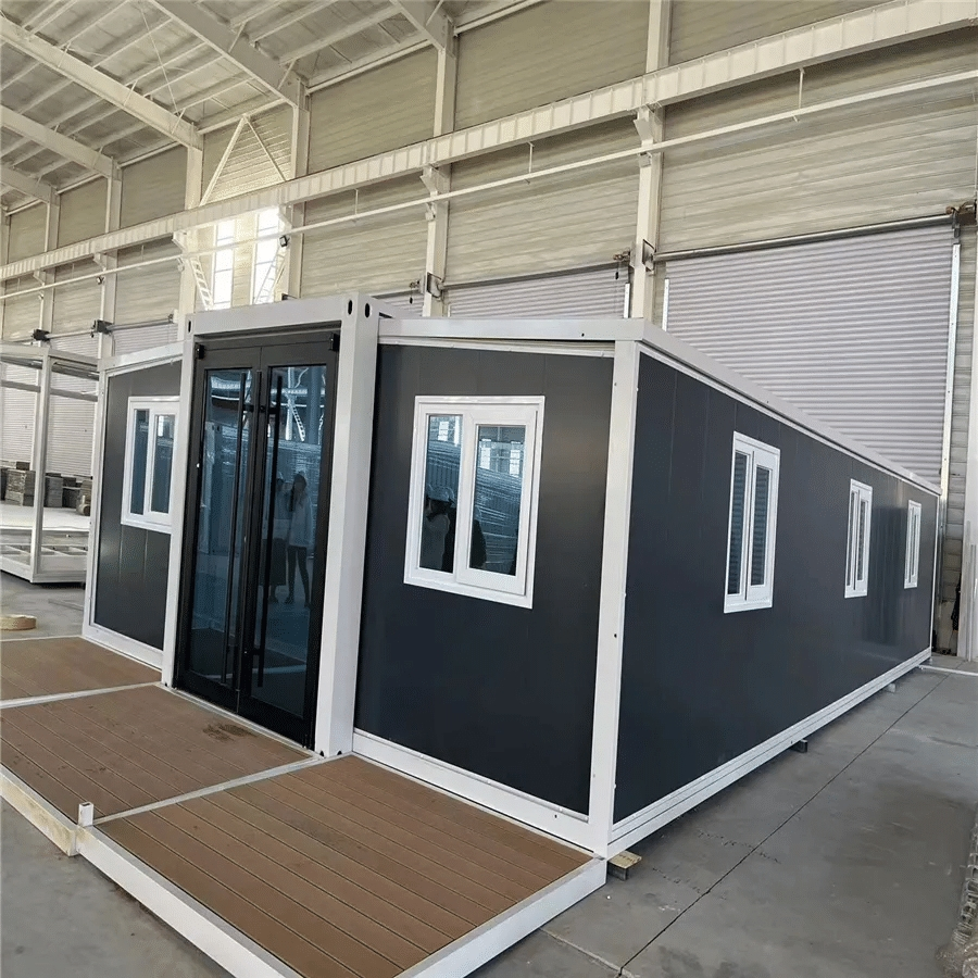China Low Cost Economic Flat Pack Modular Steel Prefab Portable Tiny Home Building