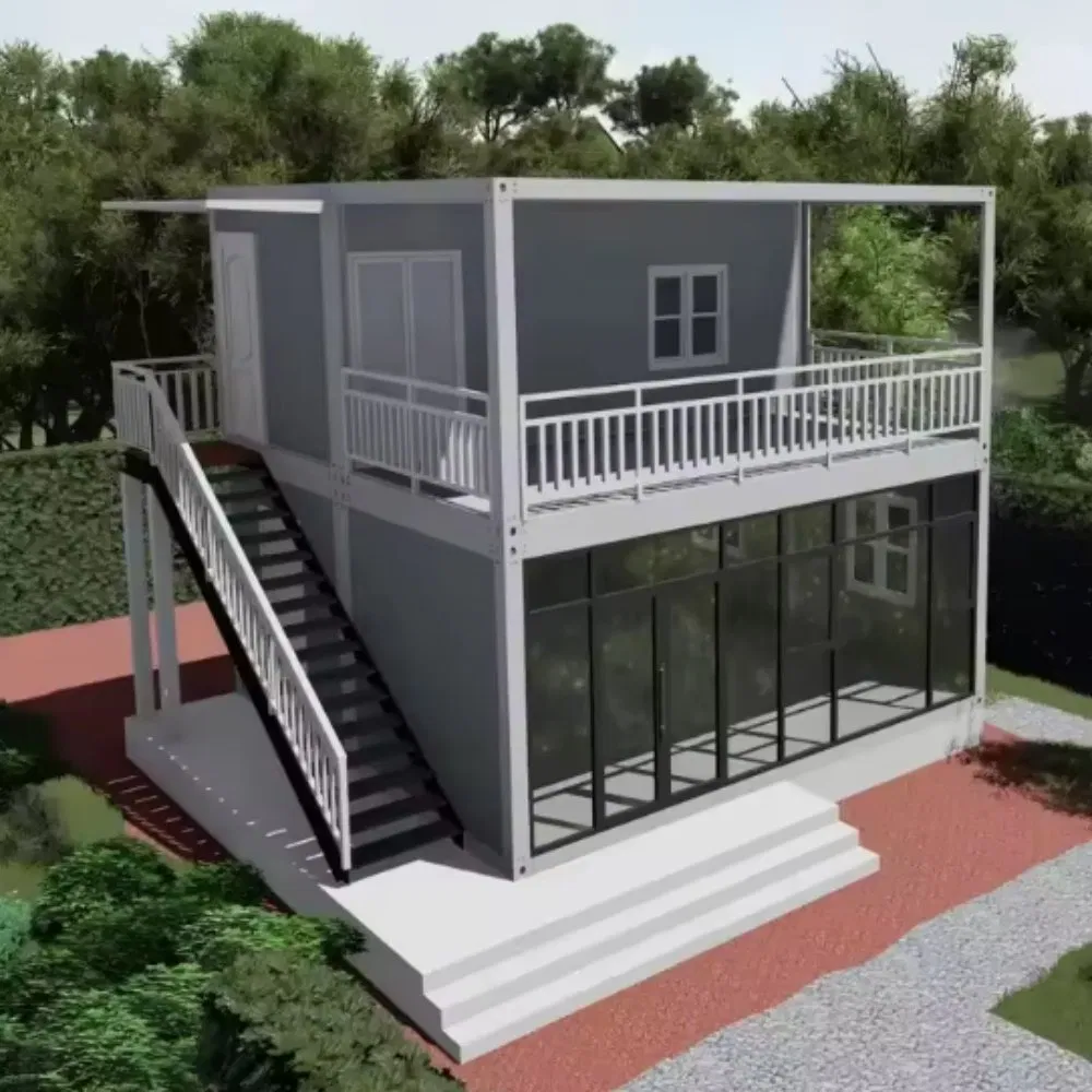 Luxury Prefabricated Light Steel Villa for Easy Installation
