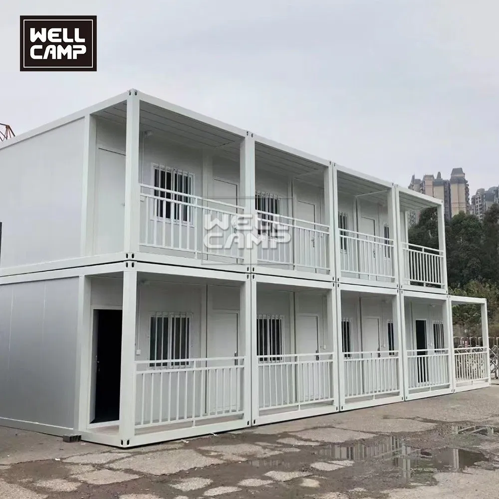 Customized Completed Roof 20FT Mobile Folding House Modular Flat Pack Container Resort