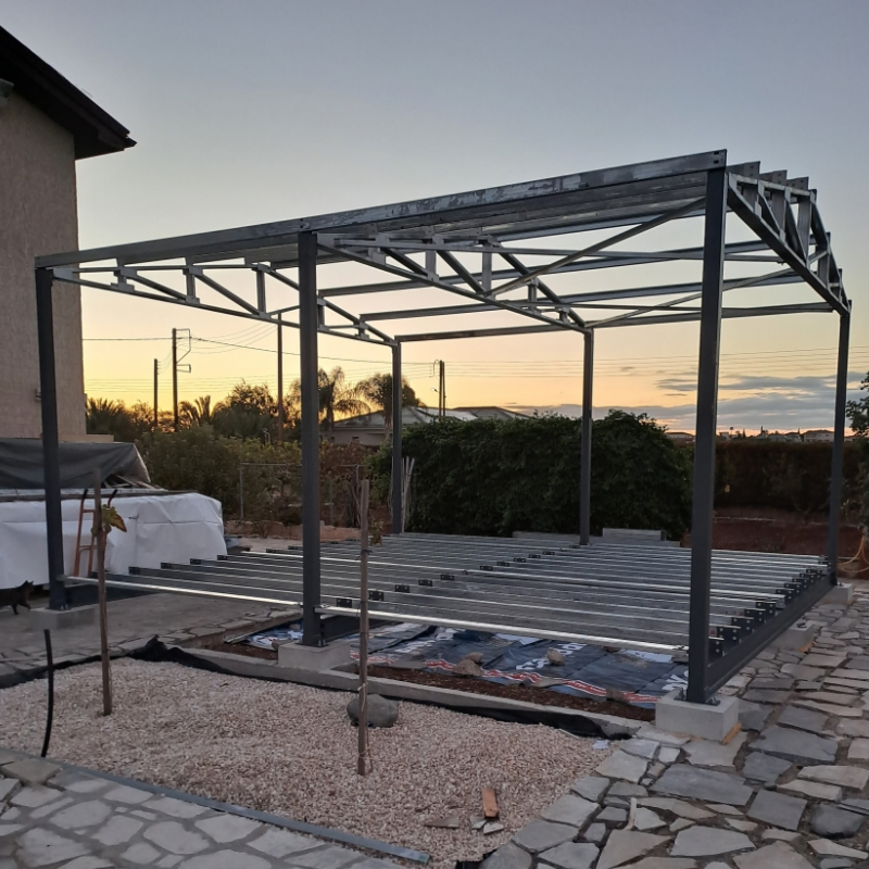 Luxury Light Steel Structure Residential Villa House Prefab Showroom Office Room