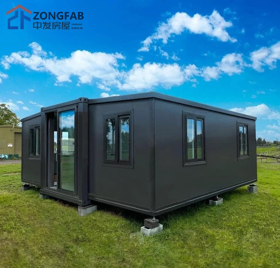 High Quality Fast Build Steel Frame 3 in 1 Modular Modular House Steel Container Prefab Prefabricated Villa Home