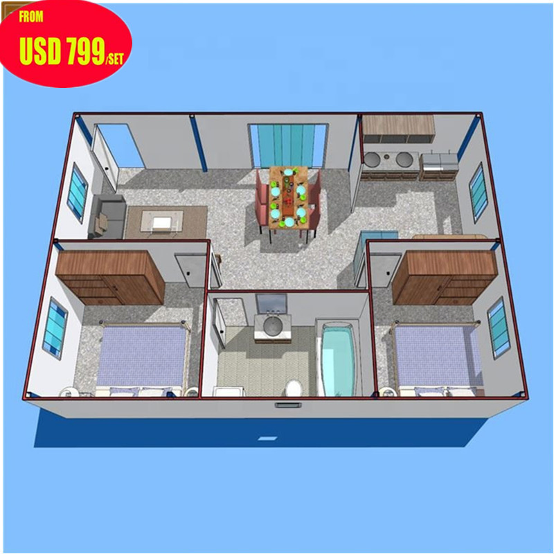 40FT Luxury Custom Folding Container House Portable Office