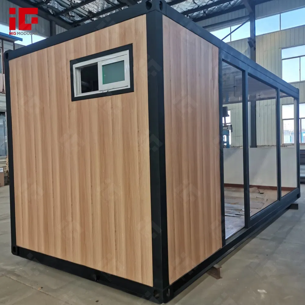 Wholesale Glass Wall Container Portable Site Office with Light Steel Structure Frame