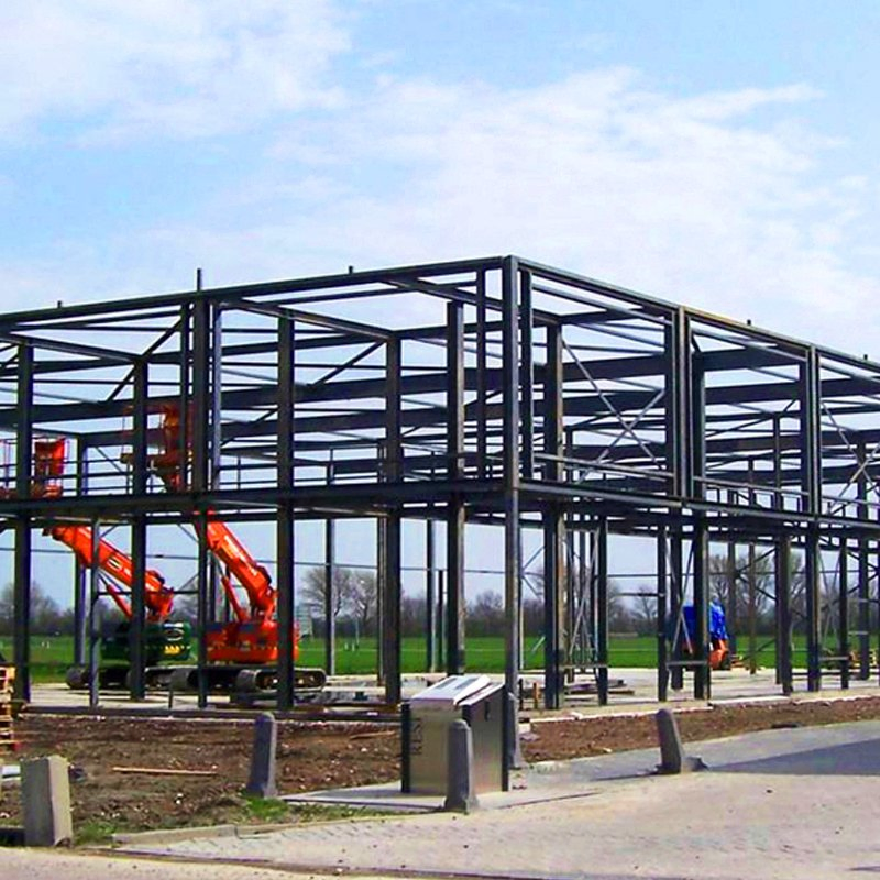 Prefabricated Metal Construction Steel Structures Prefab Warehouse Workshop Building Material Industrial Steel Structure