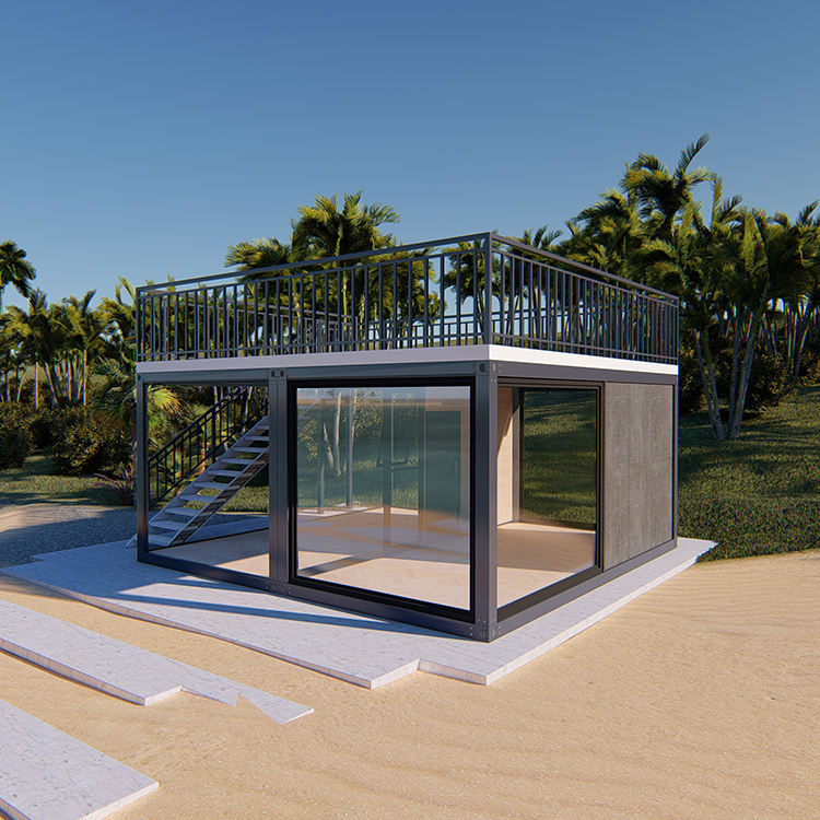 Foldable Modern Steel Frame Structure Movable Prefab Modular Homes