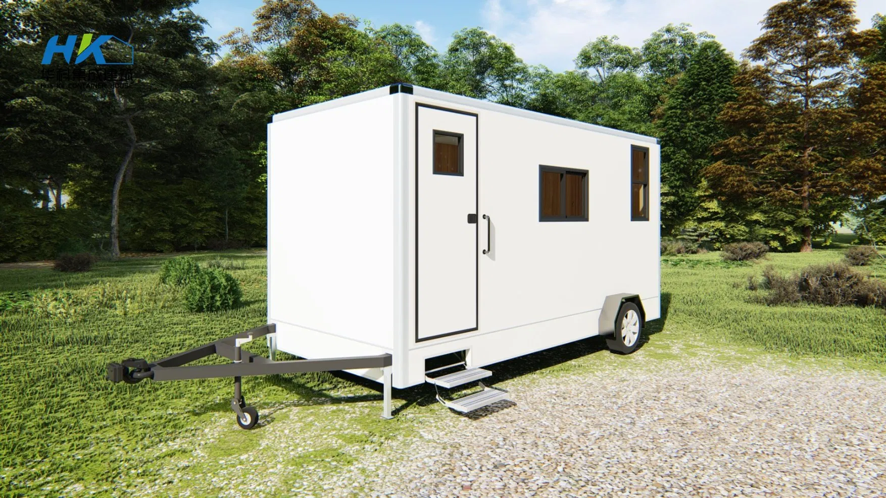 High Performance Customizable Good Service Temporary Offices Quick Build Affordable Portable Container Office with Trail