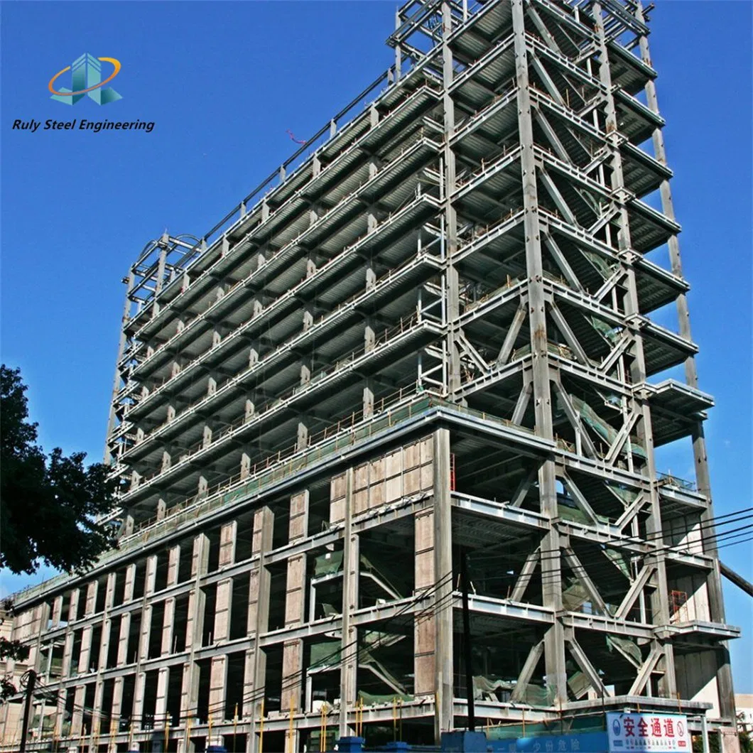 Prefabricated Steel Structure Metal Commercial Multi-Storey Construction Building for Prefab Office Block/Shopping Mall/Hospital/Hotel/Apartment/School