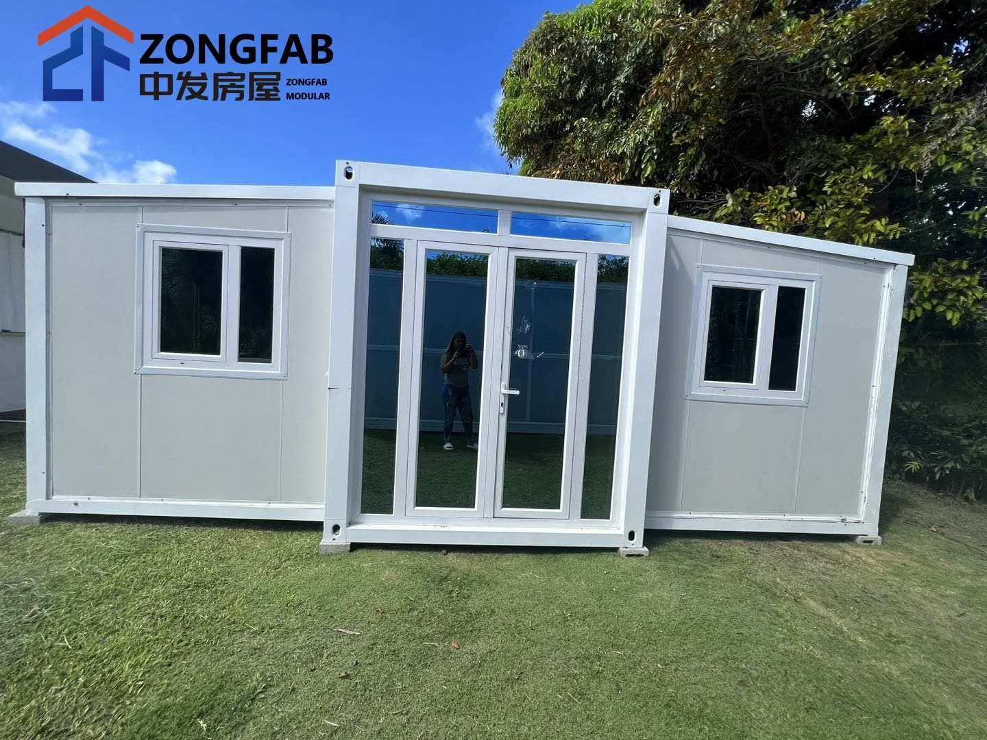 Steel Frame Mobile Prefab House Villa Portable Home Decorated Movable Modular Mobile Folding Container Trailer Homes House