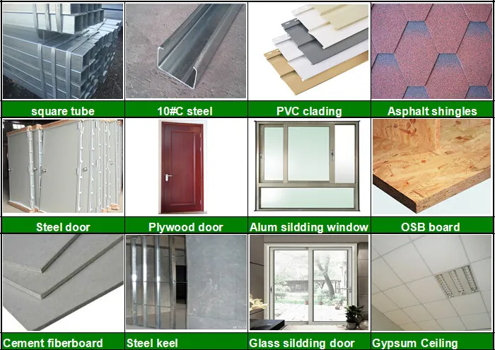 Simple Modular Light Steel Frame Home