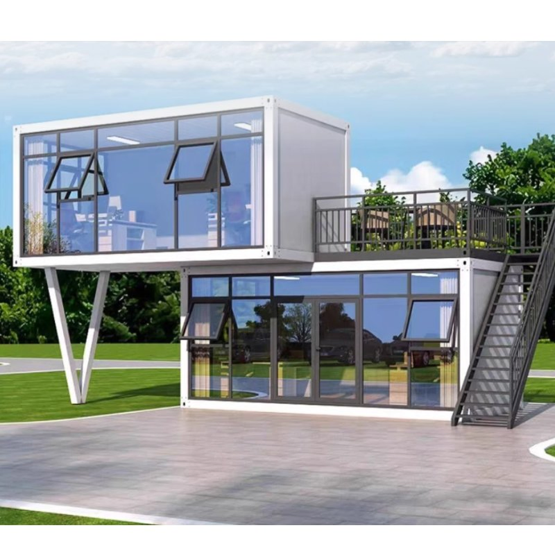 Temporary Low-Cost Construction Site Prefabricated Container Portable Office