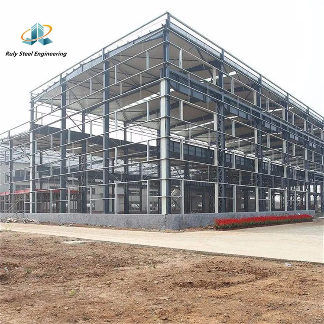 Prefabricated Steel Structure Metal Commercial Multi-Storey Construction Building for Prefab Office Block/Shopping Mall/Hospital/Hotel/Apartment/School