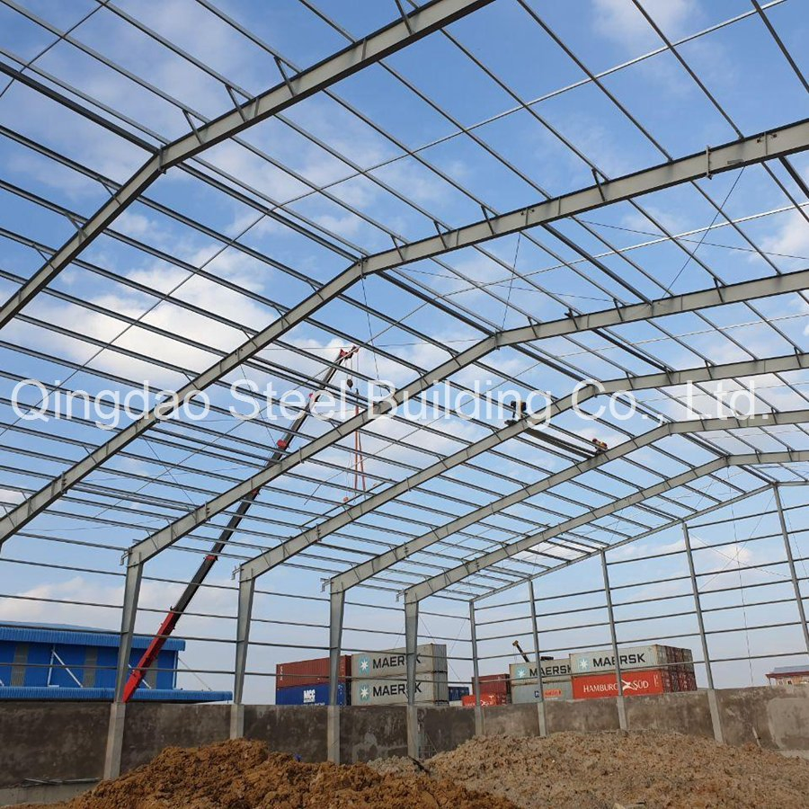 Pre-Engineered Light Steel Structure Frame Warehouse/Workshop/Factory/Plant/Car Park/Stadium/School/Hospital/Storage Prefab Steel Structure Building