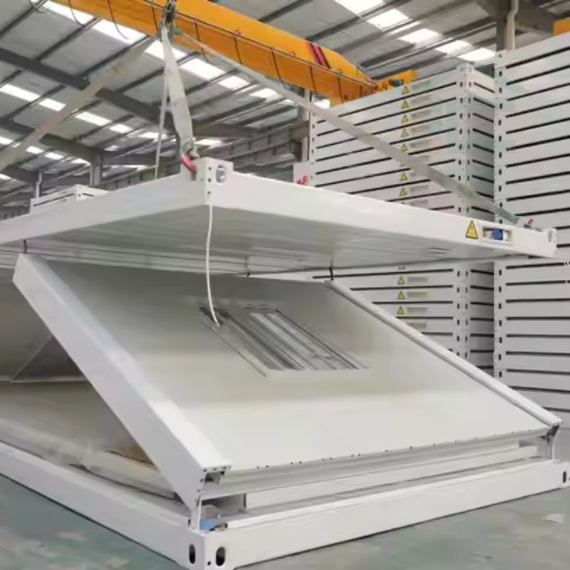 20FT Modular Portable Movable Steel Frame and Door Folding Container Home